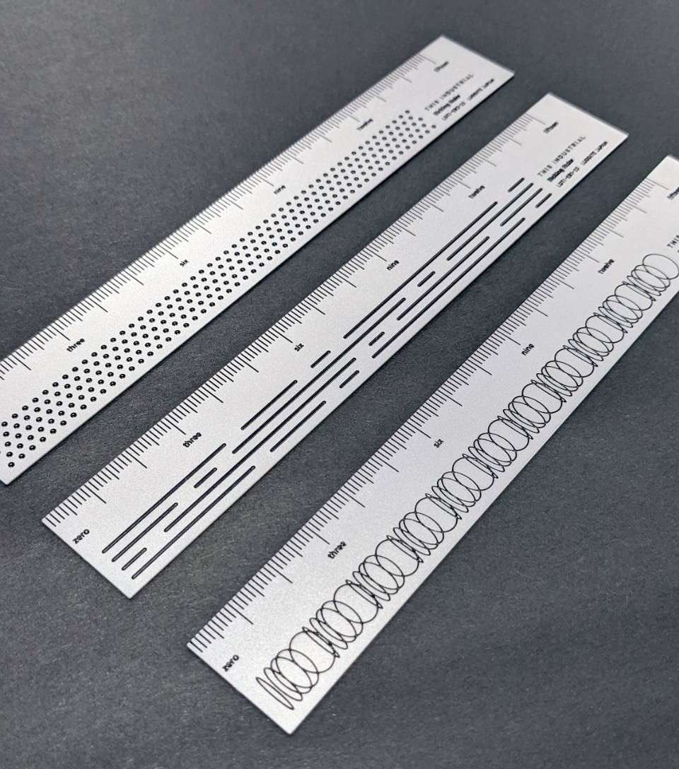 Luddite（ラダイト）定規 THIS INDUSTRIAL Etching Ruler 15cm | news